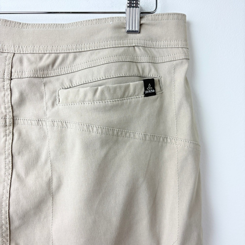 prAna Breathe Shorts Mens 34 LrgX30L Tan Cargo Belted Outdoor‎ Hiking Gorpcore - Picture 7 of 9